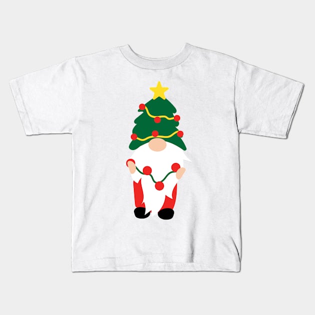 Daniel the holiday gnome Kids T-Shirt by peggieprints